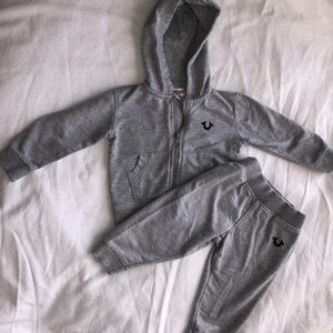True Religion Baby Hoodie Set